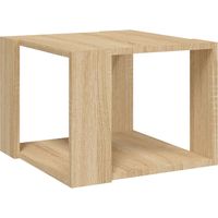 Couchtisch Sonoma-Eiche 40x40x30 cm Holzwerkstoff vidaXL