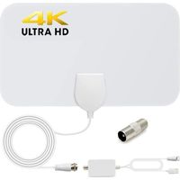 Antenne TV Intérieur TNT HD Puissante - - DTA100 - 25dBi - 120 km de Portée