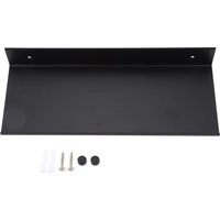 Etagre de Salle de Bains en Aluminium Mat avec Couche Unique Black(40cm).