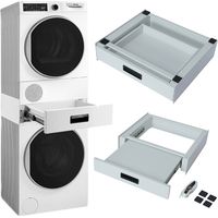 Kit Congiunzione Supporto per Lavatrici e Asciugatrici con Cassetto Estraibile
