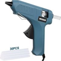 PISTOLA COLLA A CALDO 15W CON 30 STICK PROFESSIONALE DIY WESCO FAI DA TE WS5801