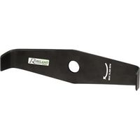 Ribimex – Lame de débroussailleuse courbée 300mm – 2 dents – Alésage 25,4mm – Pour coupe ronces et taillis – Épaisseur 3mm