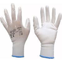 Gants en polyuréthane blancs 7 Protexio 01259