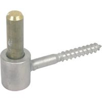 Gond à vis bois diamètre 10 x L 75 mm en inox 316 passivé axe laiton diamètre 16 - TORBEL INDUSTRIE