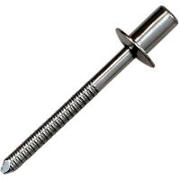 Rivetto cieco Akrapovic p-br6 acciaio inox 8mm resistente calore
