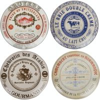 Creative tops M273820 - - Set de 4 assiettes de fromage