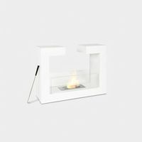 Moderner Standkamin Bioethanol 2 kW Heizleistung, für bis zu 20 m², Polar