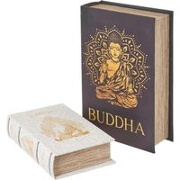 Boîtes en forme de livres bouddha