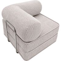 Fauteuil adulte modulable en velours côtelé
