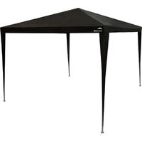 MaxxGarden Gazebo - Padiglione Pieghevole Impermeabile - Con Borsa da Trasporto e Pareti Laterali - Tenda da Giardino 3x3m - Antracite