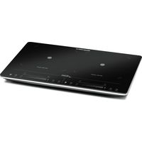 Piastra a induzione Rommelsbacher CT 3420/IN Nero, Encimera da 56 cm con 2 zone di cottura