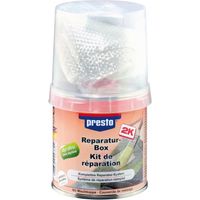 KIT MASTIC DE RÉPARATION RESINE POLYESTER 2K SANS STYRENE 250G PRESTO