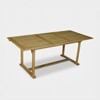 Verstellbarer Gartentisch aus Akazienholz 150/200 x 90 cm