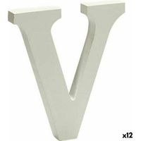 Letra Pincello FOAM LETTER V blanca - 12 unidades