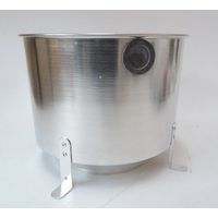 Boîtier d'encastrement aluminium Ø 280xH220mm pour plafonniers encastrés Ø 160mm BEGA 10442