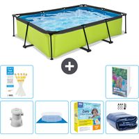 Exit-toys Piscina Exit Rettangolare - 300x200x65 cm - 7-pezzi S245