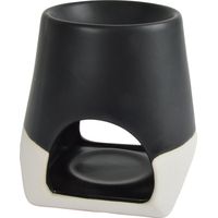 Cheminée en céramique pour bougies tealight et cire parfumée, 10,5 cm