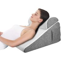 Multifunktionskissen 50x50x26 cm, ideal für Bett, Sofa, Lesen und Schlafapnoe mit Reflux.
