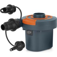 Pompa Ad Aria Elettrica Di Gonfiaggio Con Adattatori Per Valvole 220v Portatile 020053