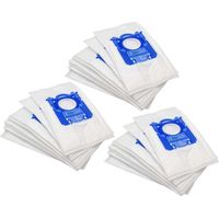 vhbw 30x Sacs compatible avec Electrolux E 201, E 201 B, E 202, E 203, E 203 B, E 204, E 205, E 206, E 206 B, E 207, E 208 aspirateur - blanc