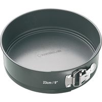 KitchenCraft MasterClass Abnehmbare runde Backform deCarbonstahl, 23 cm