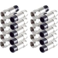 Shiverpeaks BS15-300314 Spina F Compressione Connessioni: Spine a F Diametro cavo: 7 mm 10 pz.