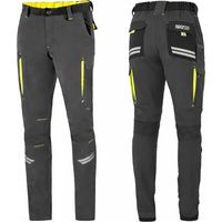 Pantaloni da Lavoro Tecnici Sparco Oregon Grigio-Giallo 2XL