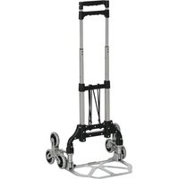DURHAND Carretilla de Mano Portátil para Escalera con Ruedas Carga 70kg Carretilla Plegable para Entrega Almacenes Mercado Viajar Mudarse