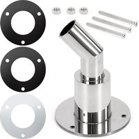 Raccord de Échappement Chauffage Diesel 24mm D'échappement Traversant la Coque en Inoxydable pour Chauffage de Stationnement Diesel Bateau Voiture