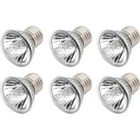 25W E27 Ampou Tortoise Heating Lamp, UVA UVB Ampou Repti Heating Ampou Lamp, for Reptis Lizard Turtle Aquarium (Pack of 6)