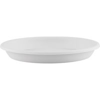 Soucoupe Ronde 40cm Blanche Protection Sols Pour Pots 40cm - Artevasi