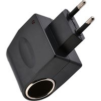 CSPARKV voiture allume-cigare adaptateur voiture allume-cigare prise chargeur adaptateur ue, 220V à 12V, 6w