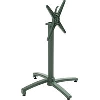 Pied de table inclinable 72 cm en aluminium vert foncé Klipo