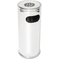 Relaxdays – Cendrier sur pied en acier inoxydable – Hauteur 75 cm – Insert à cendres amovible – Pour espaces extérieurs – Volume 43 L
