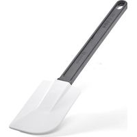 De Buyer Spatola in Silicone Resistente a Alte Temperature, cm 35, 4740.34N, Nylon, Bianco e Nero, Lunghezza 34 cm
