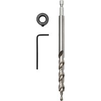 HSS Drill Bit Reaming 3/8" Woodworking Drill Bit Hex Shank with Depth Stop