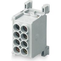 Répartiteur MAG25-2 gris (phase) 400V, 80A - 4x 2,5-25mm² - MOREK
