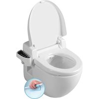 Sapho Brilla - Bidet électronique avec céramique, SoftClose, Rimless, blanc NB-R770D-1