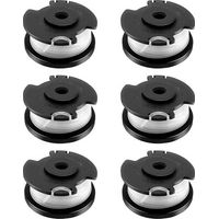 6 x Spools of Thread Suitable for Einhell TLE-03, Replacement Edging for Einhell GE-CT 18/28 Li and GE-CT 18/28 Li TC,Ø1.6 mm 4.9 m Length (6 Spools)