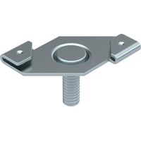 OBO Bettermann Staffa per profilo a soffitto con bullone filettato M6x16mm acciaio Lamella di zinco, 1488603