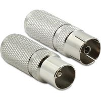 Fiche TV (lot de 2) à visser 9,52 mm mâle+fem.