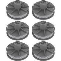 Lot de 6 bobines de fil pour débroussailleuse Gardena 5307-20, pour Easycut 400 Art. 8846, EasyCut 400/25 Art. 9807, ComfortCut450 Art.8847