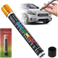Mesureur d'épaisseur de peinture : Appareil magnétique de mesure d'épaisseur de peinture automobile Stylo magnétique de mesure de peinture Testeur de peinture auto Détecteur de dommages de