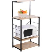 CARRELLO CUCINA CHELSEA CON 3 RIPIANI + MENSOLA USATO COME NUOVO
