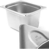 Kitchen Line Stahl-GN 1/2-Behälter, Höhe 150 mm - Hendi 806340