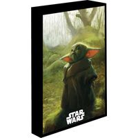 CADRE RETROECLAIRE STAR WARS THE MANDALORIAN GROGU 30X40 PYRAMID 641STA011