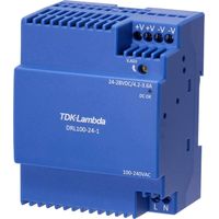 TDK-LAMBDA DRL-100-12-1 FUENTE DE ALIMENTACION CARRIL DIN 24 V 3,67 A 100,8 W 1 PZA(S)