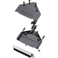encitech DTPK-P-37-DMP-K 6355-0033-04 KIT connettori maschio SUB-D 180 ° Numero Poli (num): 37 Punte a saldare 1 KIT