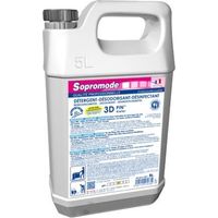 Nettoyant Sol & Surfaces 3D Sopromode 5L - Parfum Pin des Landes - Sans Rinçage - Auto-Laveuse - Made in France