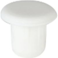 CONFEZIONE DA 6 PEZZI - TAPPI PER CHIUSURA FORI 10MM - IN PLASTICA BIANCA